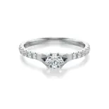 Pierścionek białe złoto z diamentami AJPZ_107